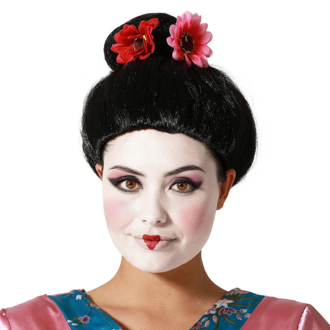 Parrucca da Geisha Fiori
