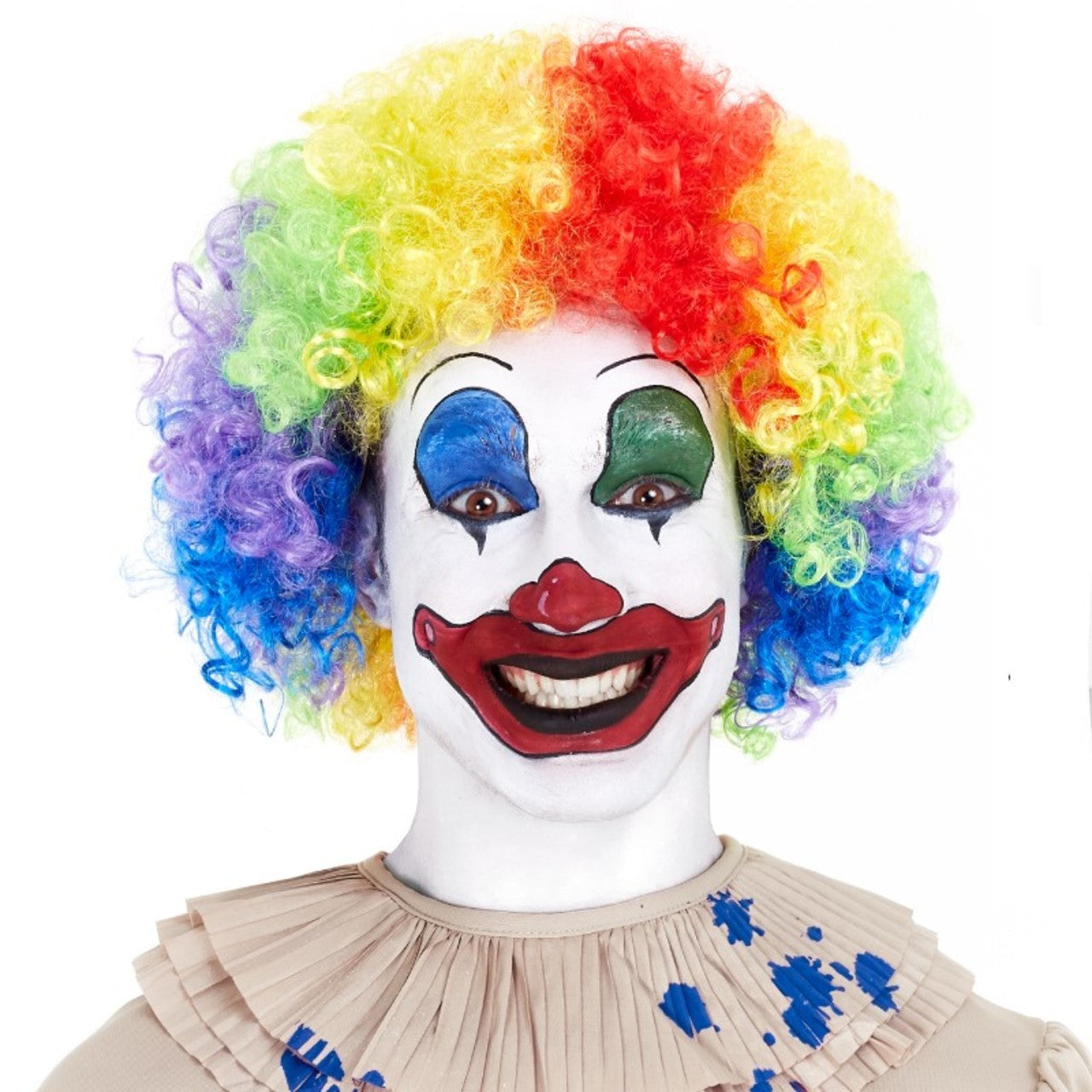 Parrucca da clown Riccia Multicolore