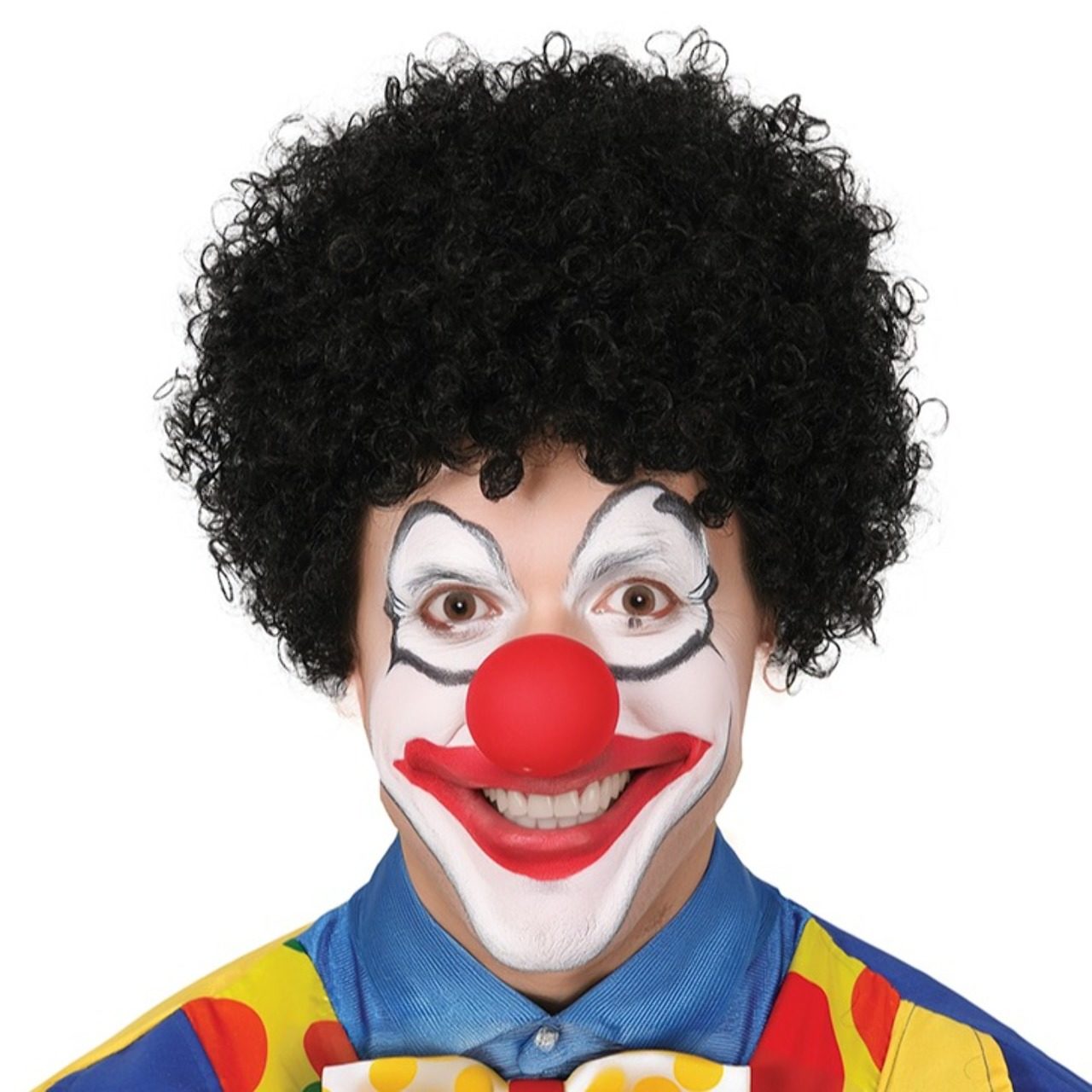 Parrucca da Clown Nera