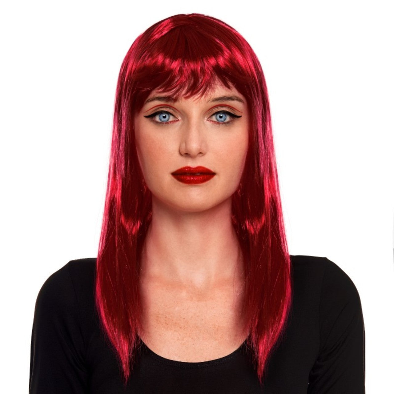 Parrucca Capelli Rossi lisci