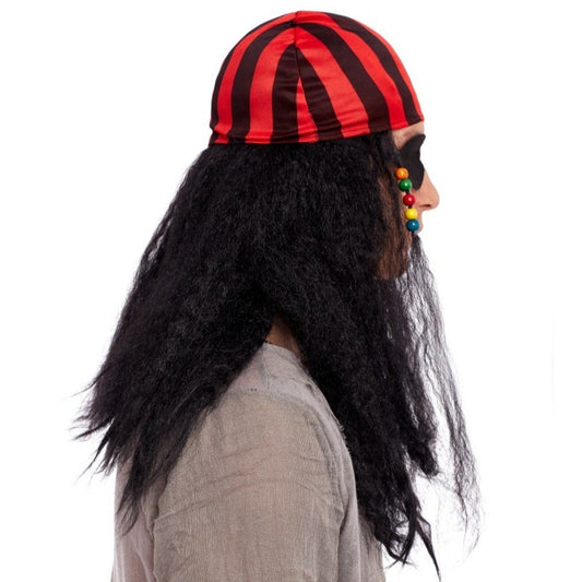 Parrucca da pirata con bandana