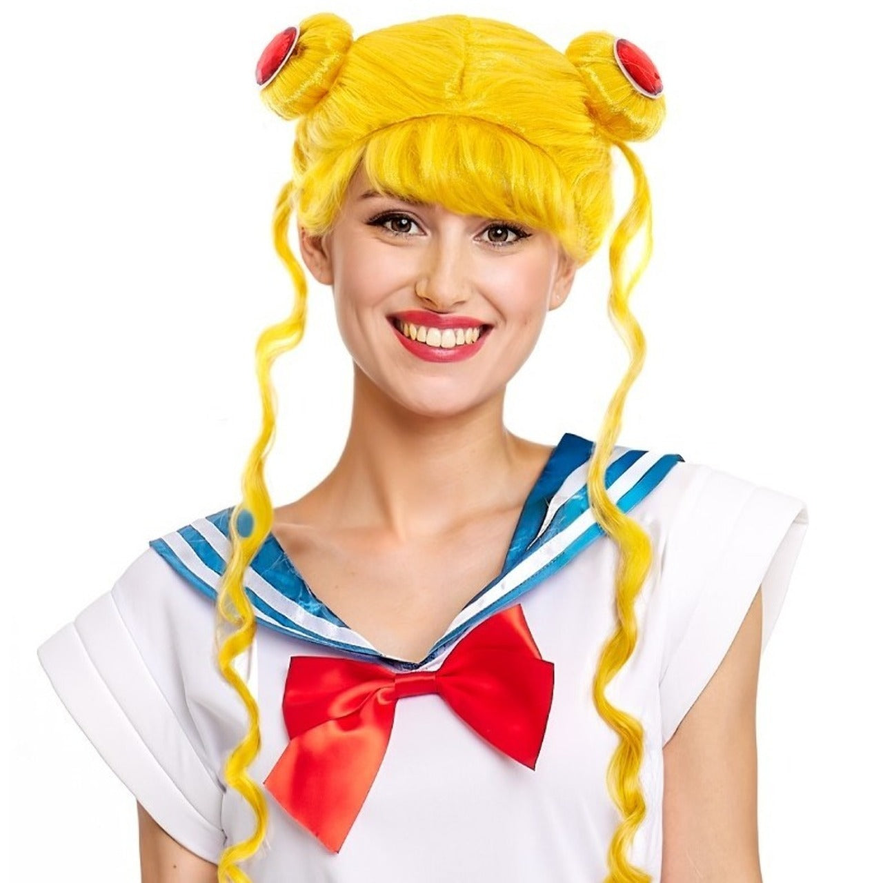 Parrucca da Sailor Moon con chignon