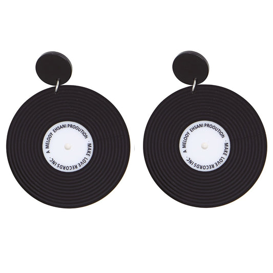 Orecchini con Dischi Vinile