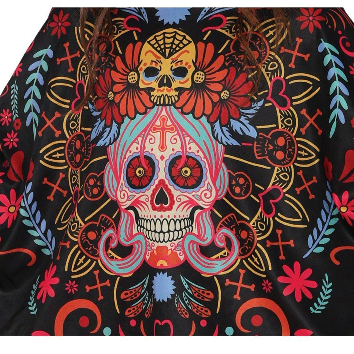 Poncho da Catrina Muerte per bambina