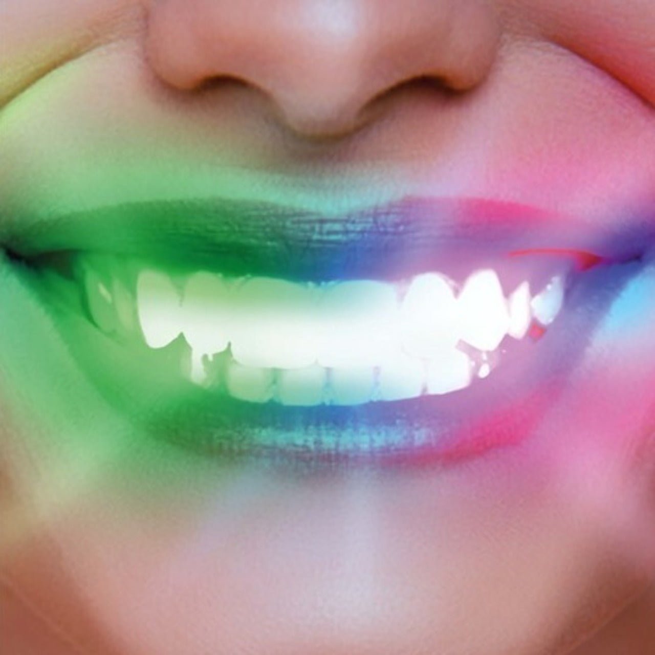 Paradenti con LED multicolore