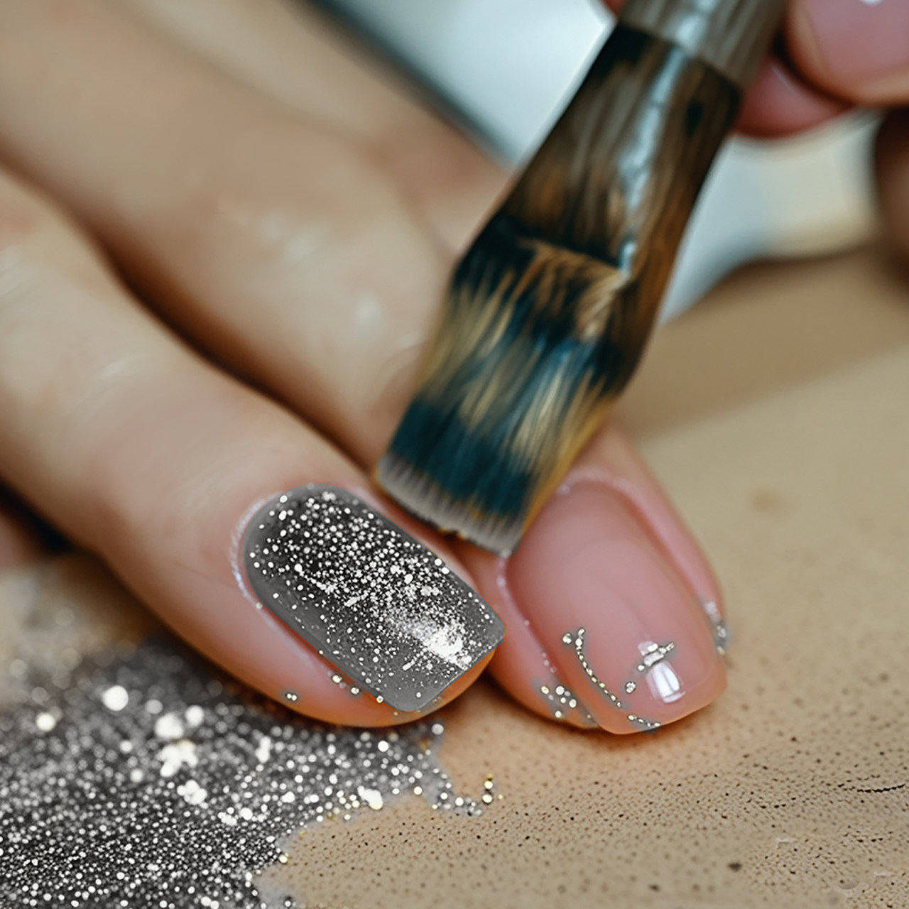 Glitter biodegradabile argentato