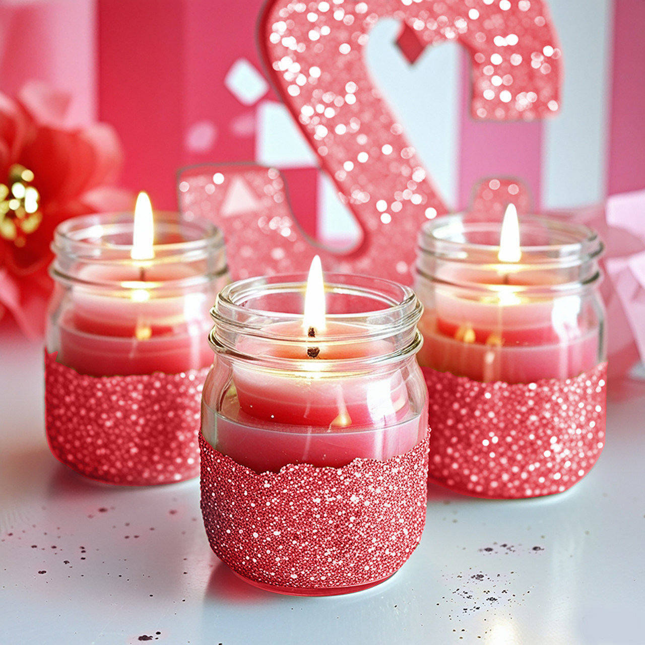 Glitter biodegradabile Rosso