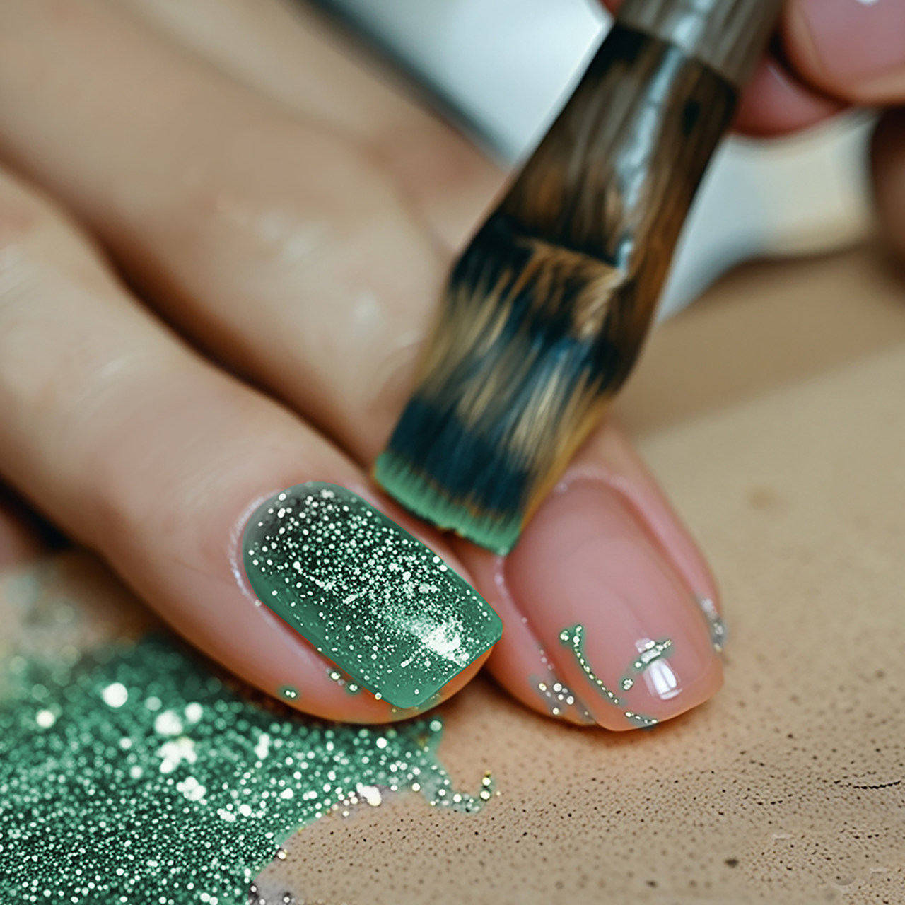 Glitter Biodegradabile Verde