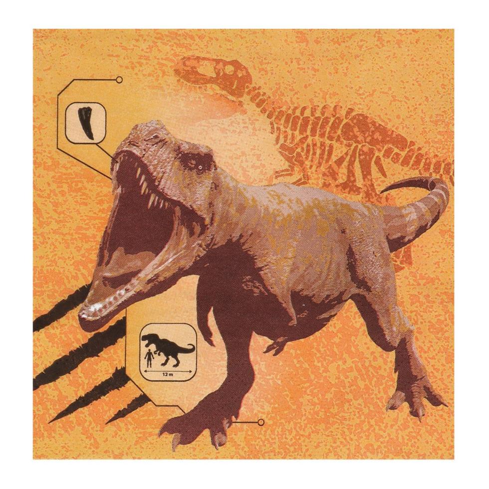 Tovaglioli Dinosauro Rex