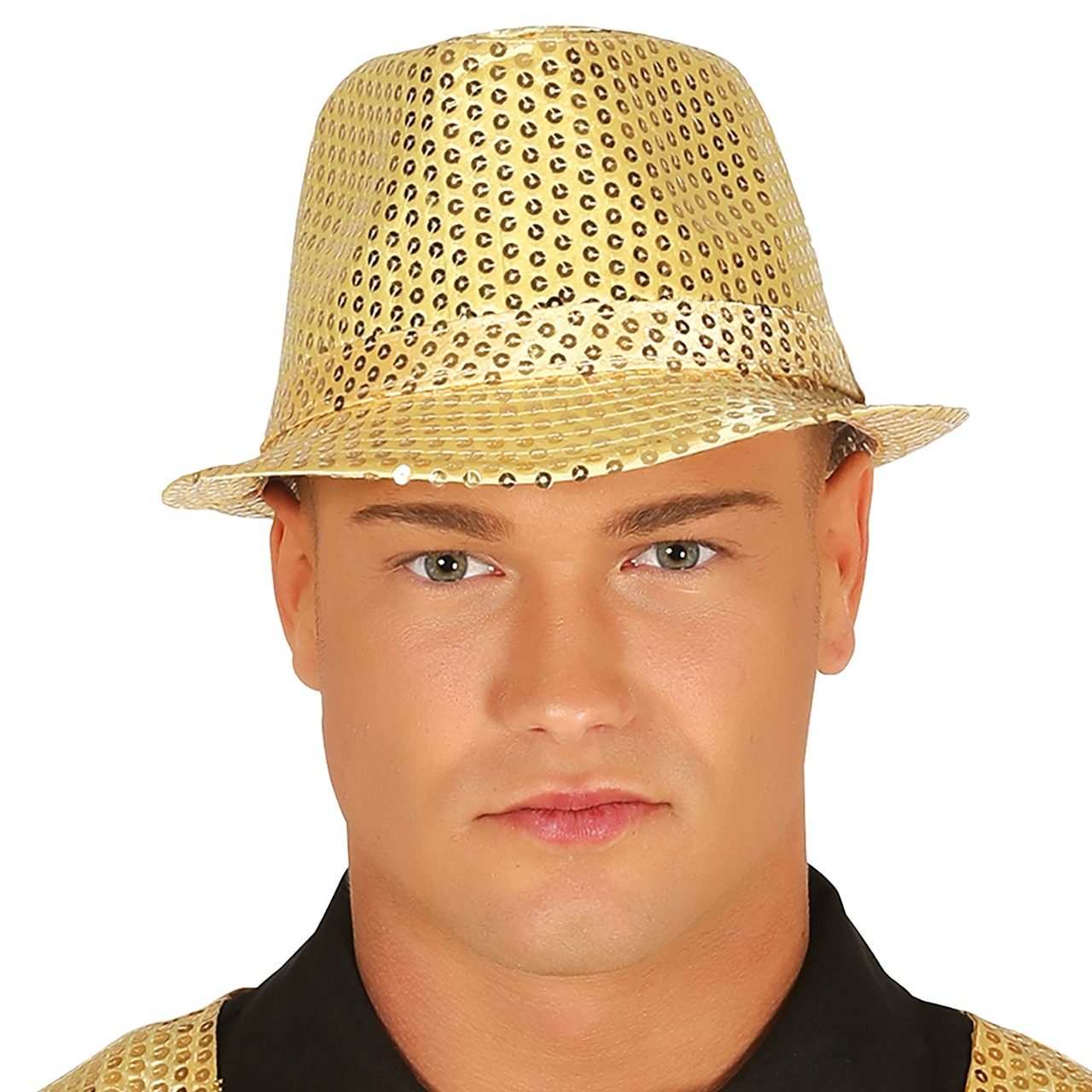 Cappello da Gangster Dorati con paillettes