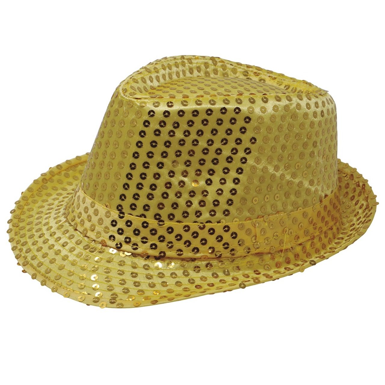 Cappello da Gangster Dorati con paillettes