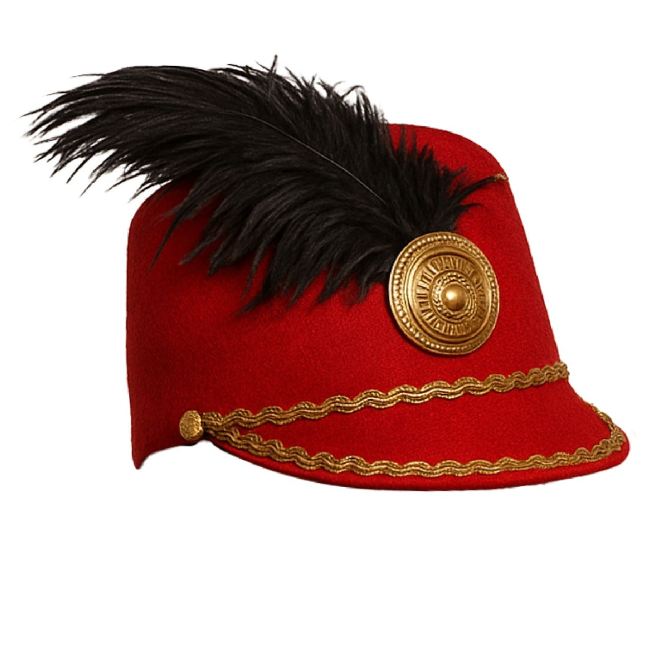 Cappello da Majorette Rosso e Nero