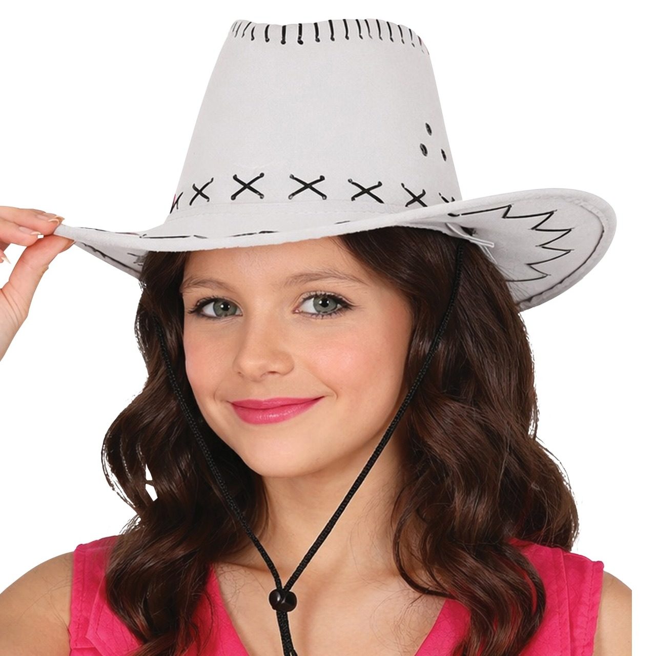 Cappello da cowboy bianco per bambino