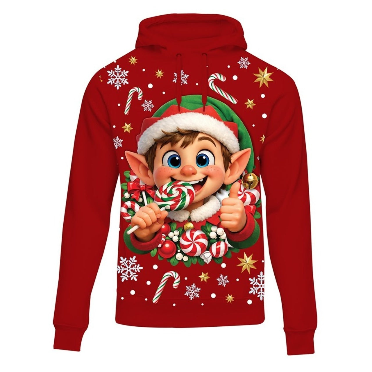 Felpa da Elfo di Natale da uomo