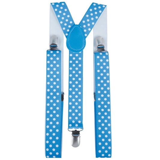 Bretelle Blu a Pois