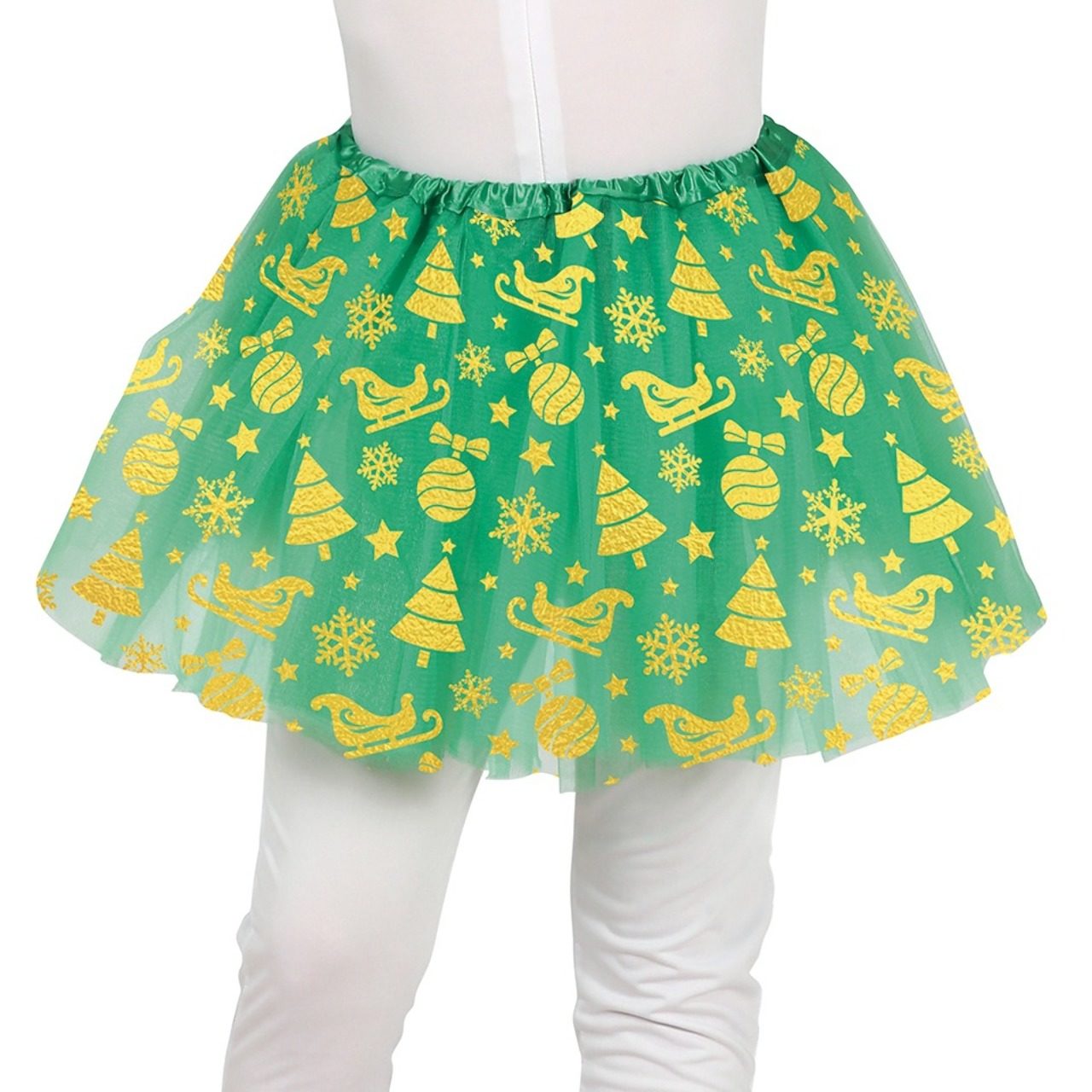 Tutù Verde Natale bambino