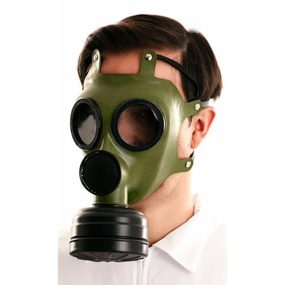 Máscara de látex Antigás Verde | Don Disfraz