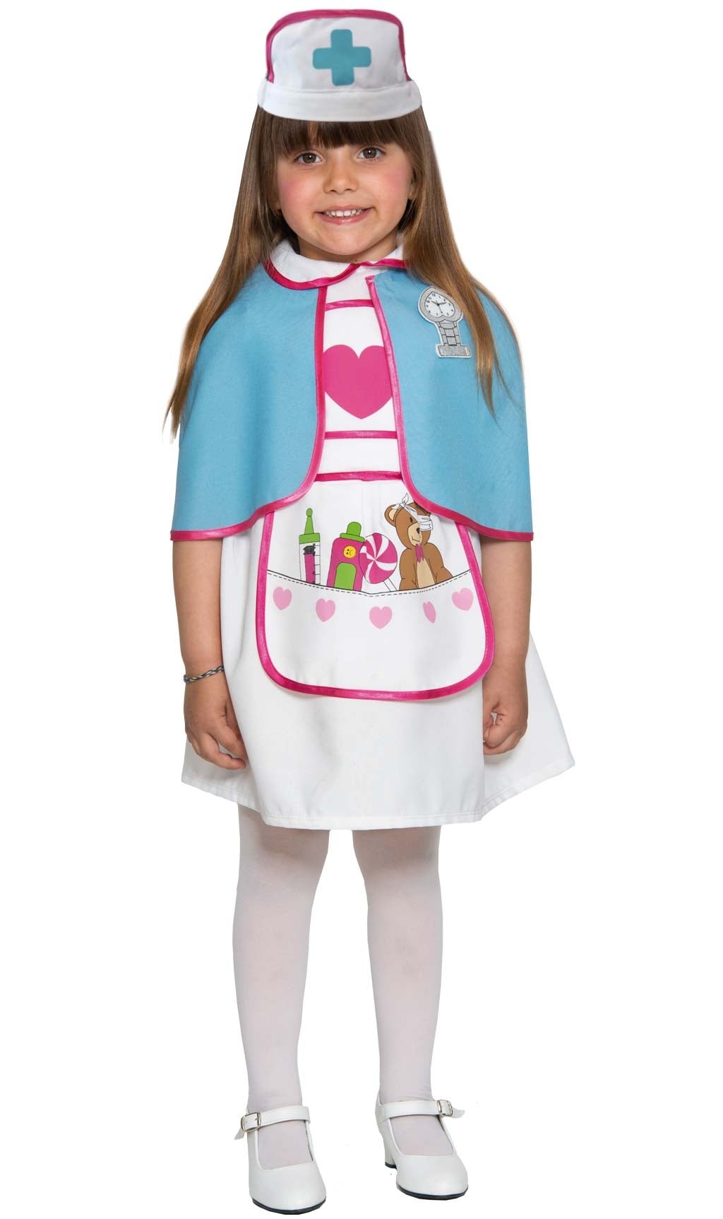 Costume da infermiera con cuffia Bambina