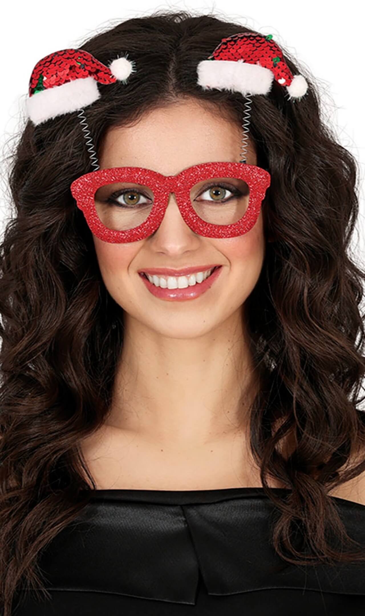 Occhiali Rossi Di Babbo Natale