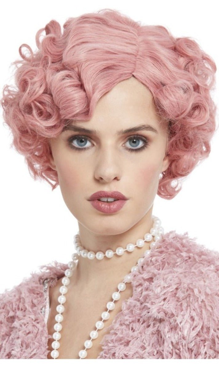Parrucca Anni 20 Rosa