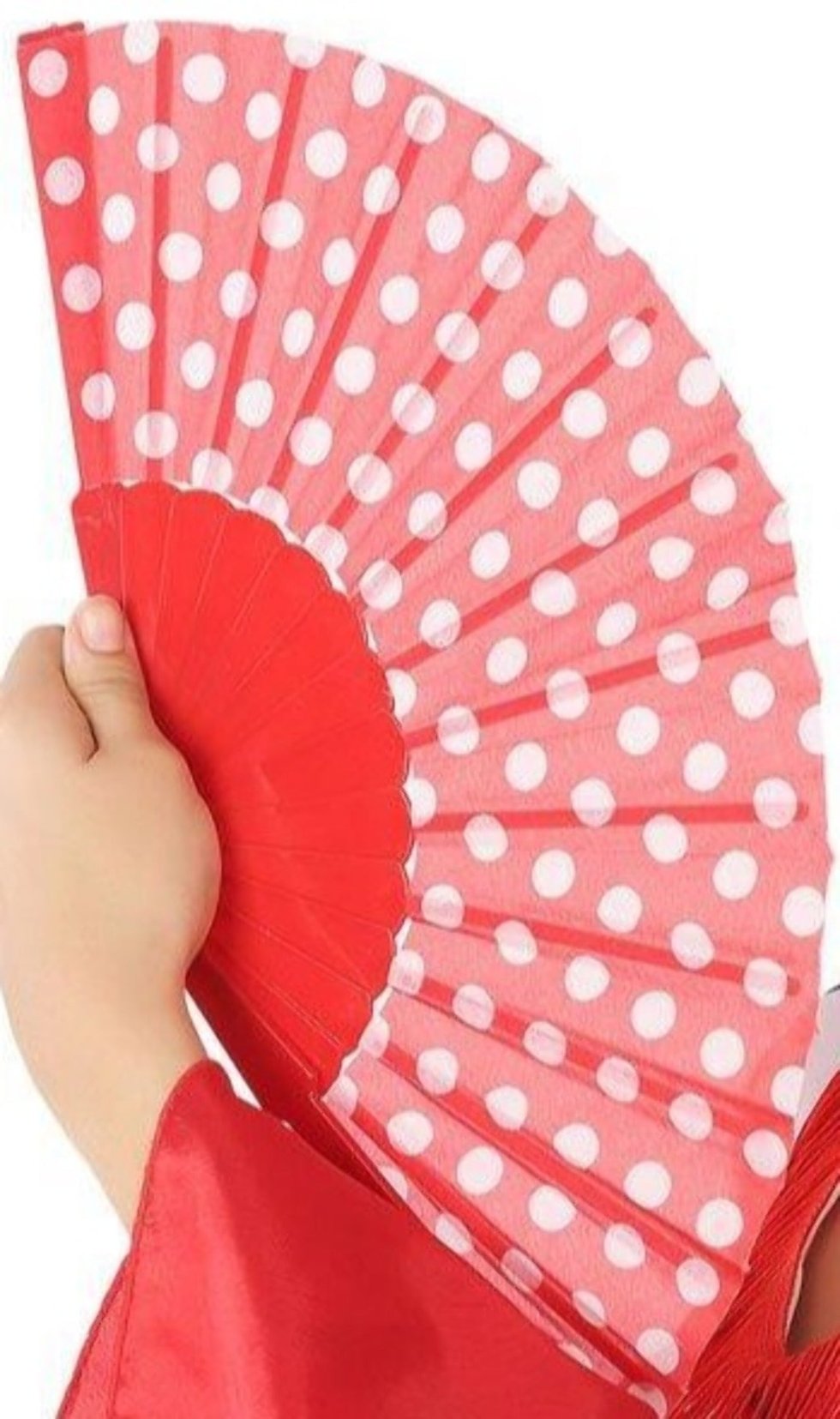 Ventaglio Rosso à pois