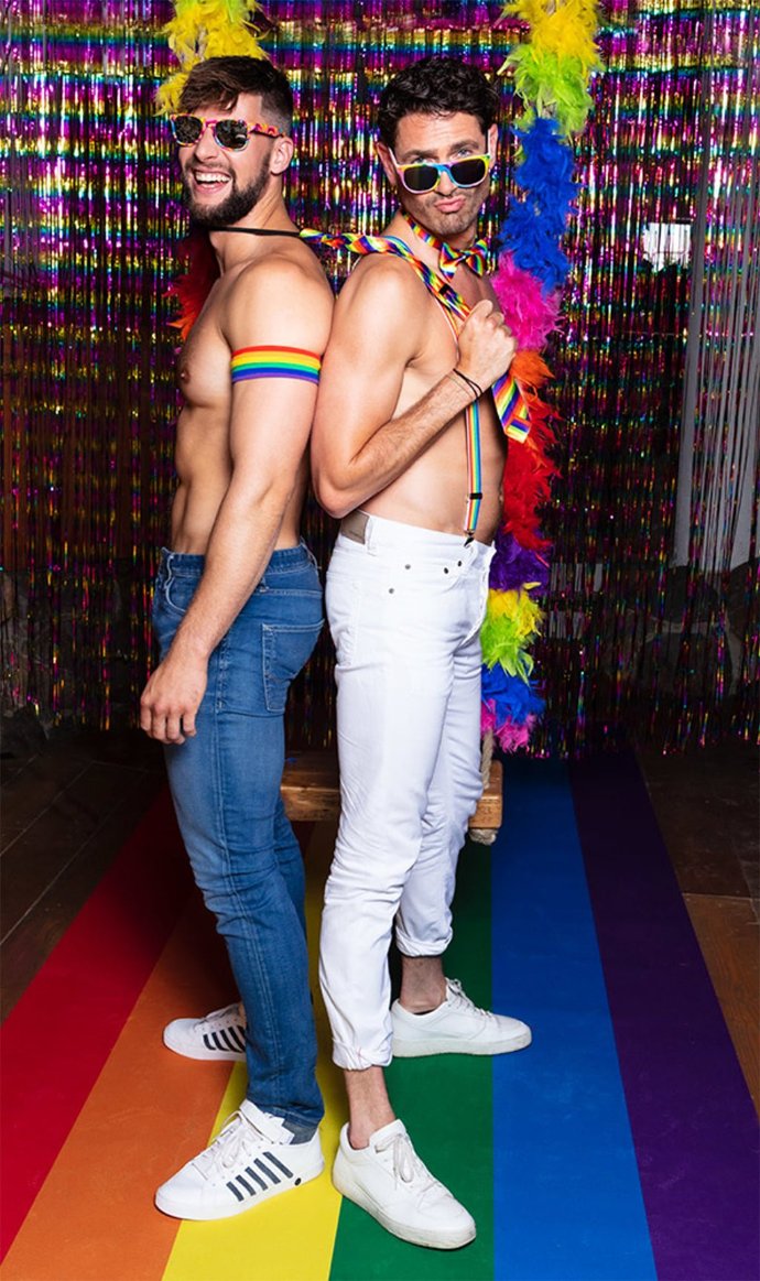 Tappeto lungo multicolore