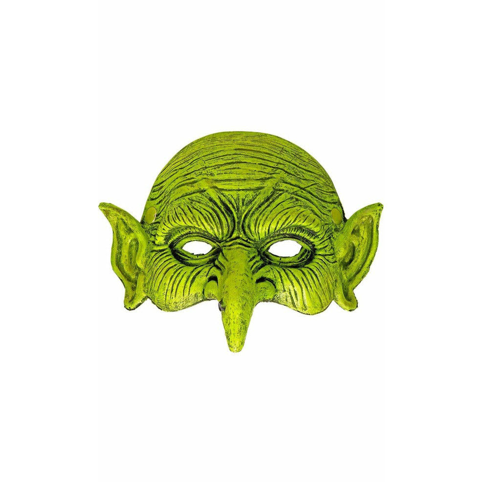 Media Máscara de látex Bruja Verde | Don Disfraz