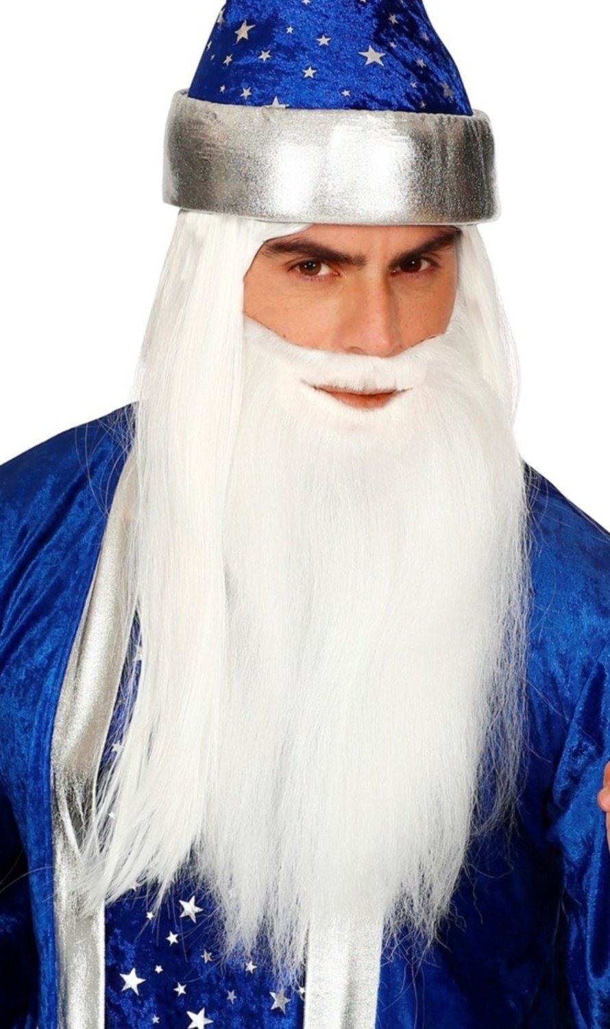 Barba Bianca Lunga con Baffi