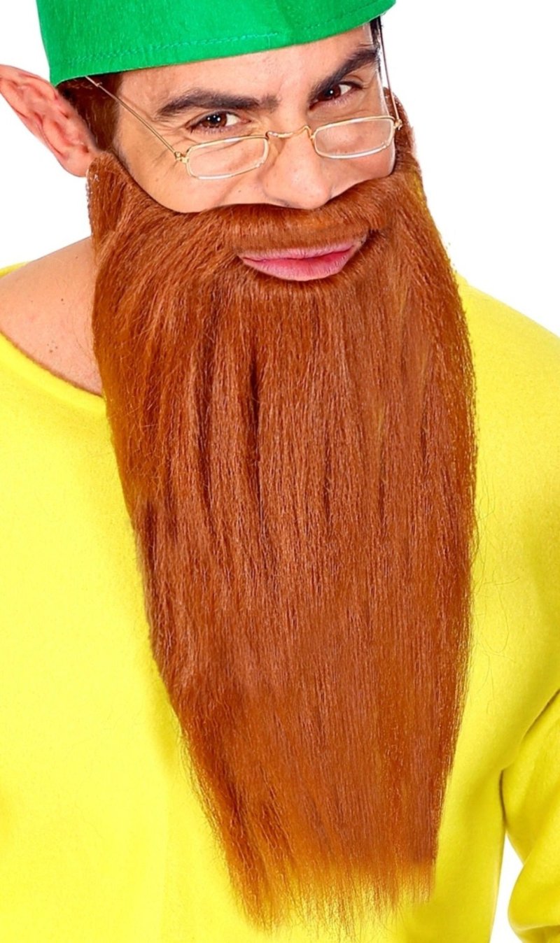 Barba Castani Lunga con Baffi