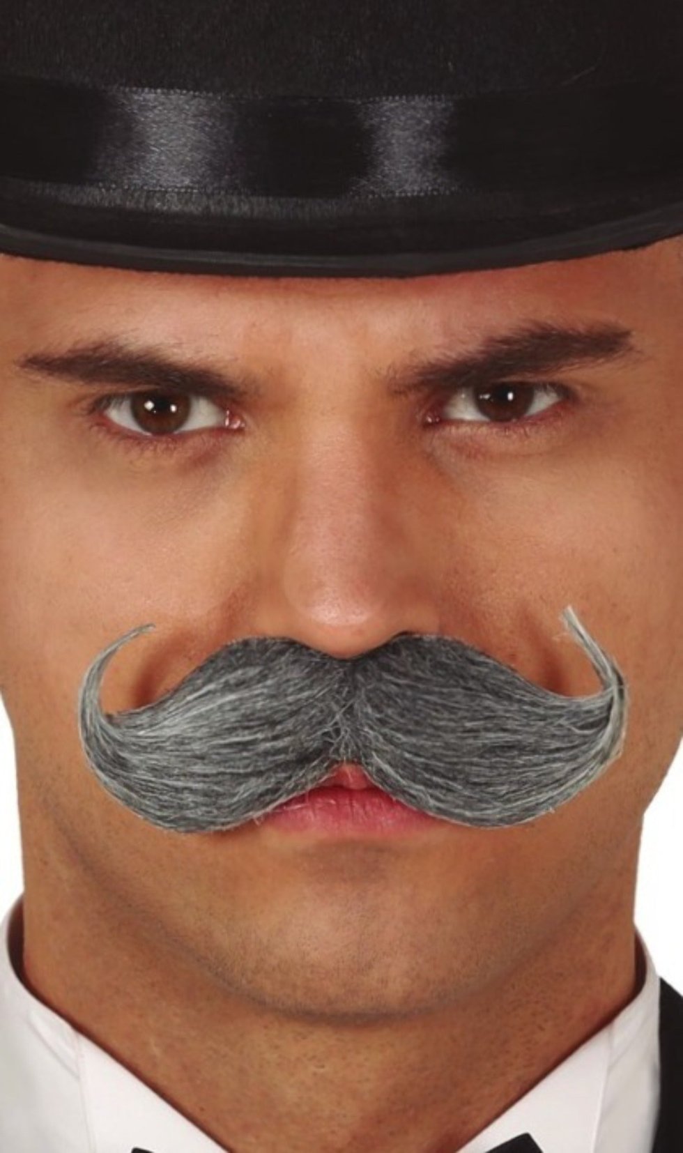 Bigote Gris Inglés | Don Disfraz