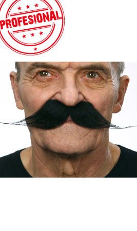 Baffi Neri Professionali 012-LH