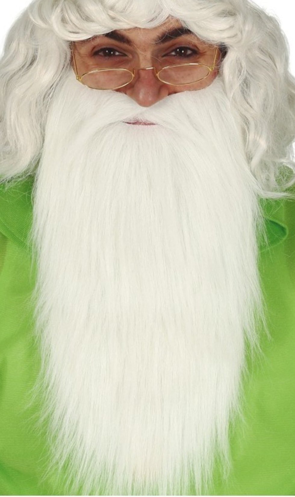 Baffi e Barba Bianca Lunga