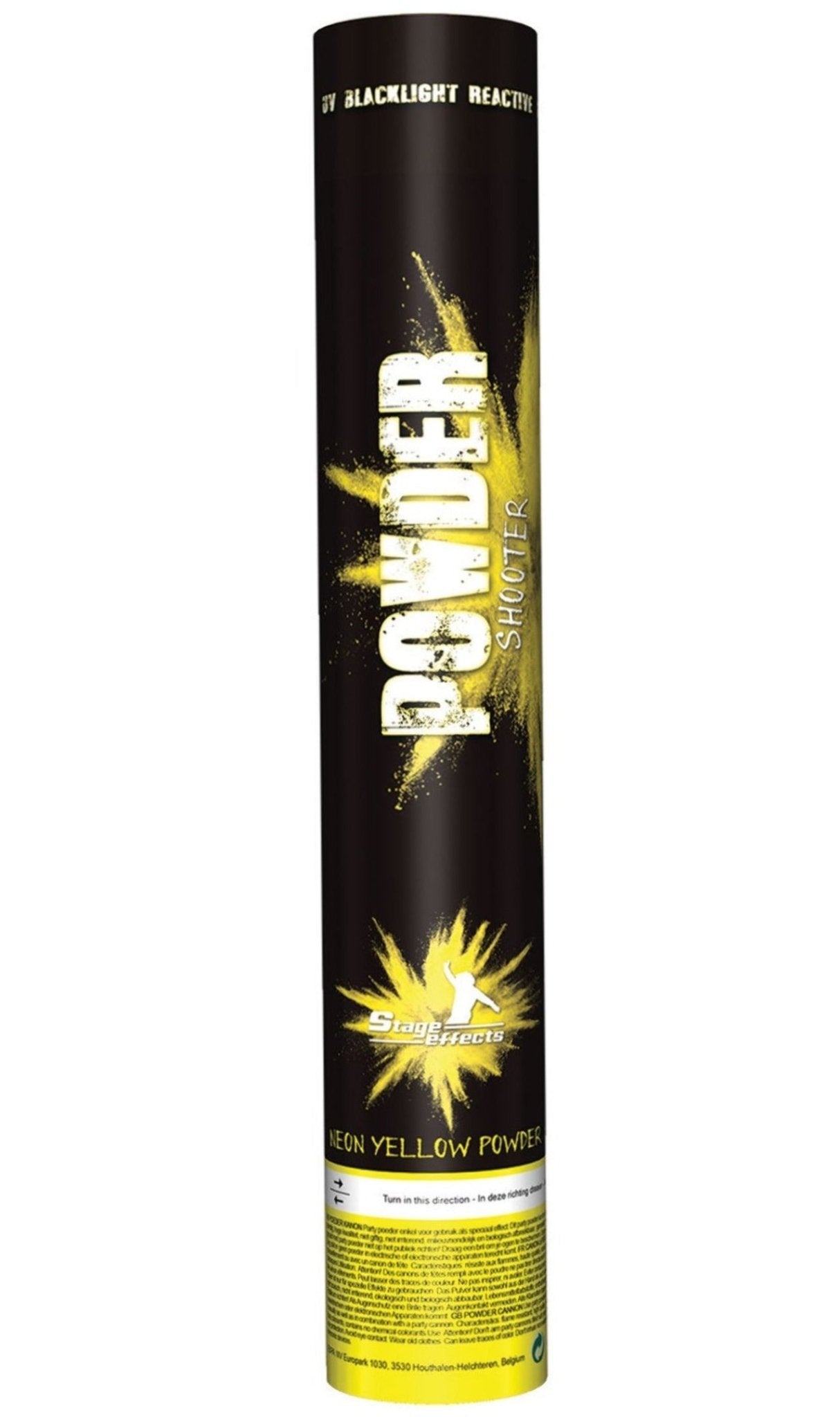 Cañón de Polvo Amarillo Neón | Don Disfraz