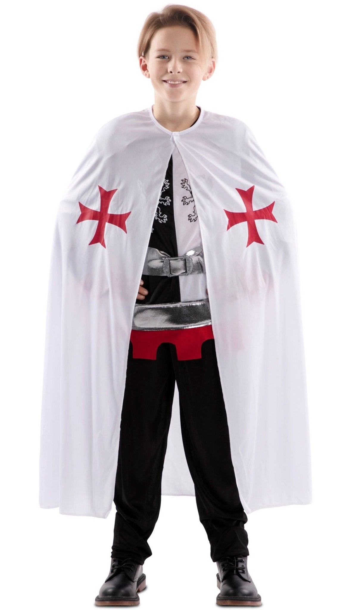 Mantello da Cavaliere Medievale Bianco bambino