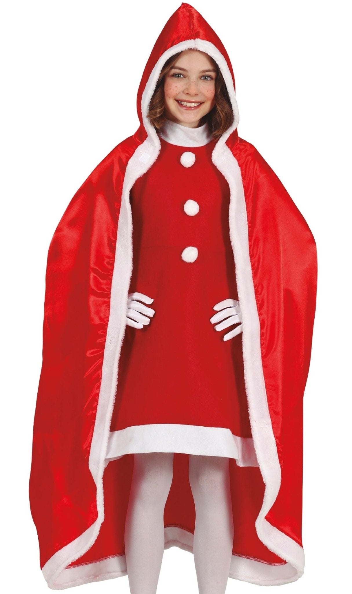Cappa di Babbo Natale per bambini