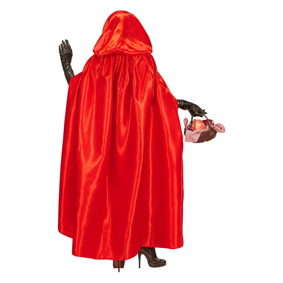 Capa Roja Capucha Raso | Don Disfraz
