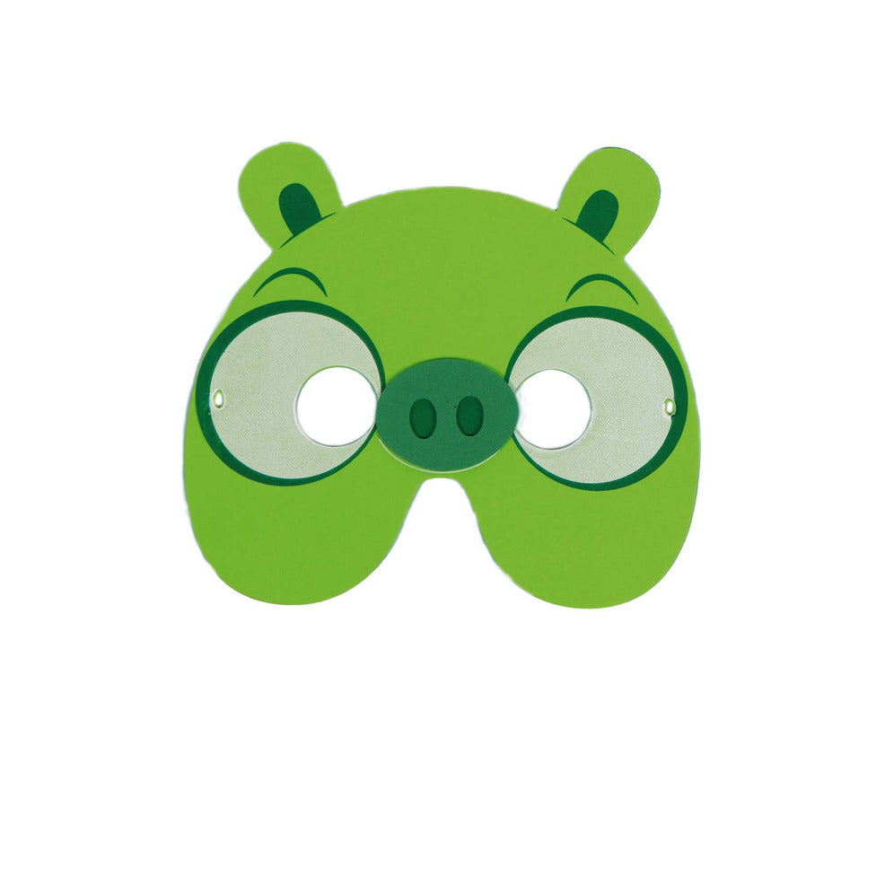 Careta de Cerdito Verde de Videojuego | Don Disfraz