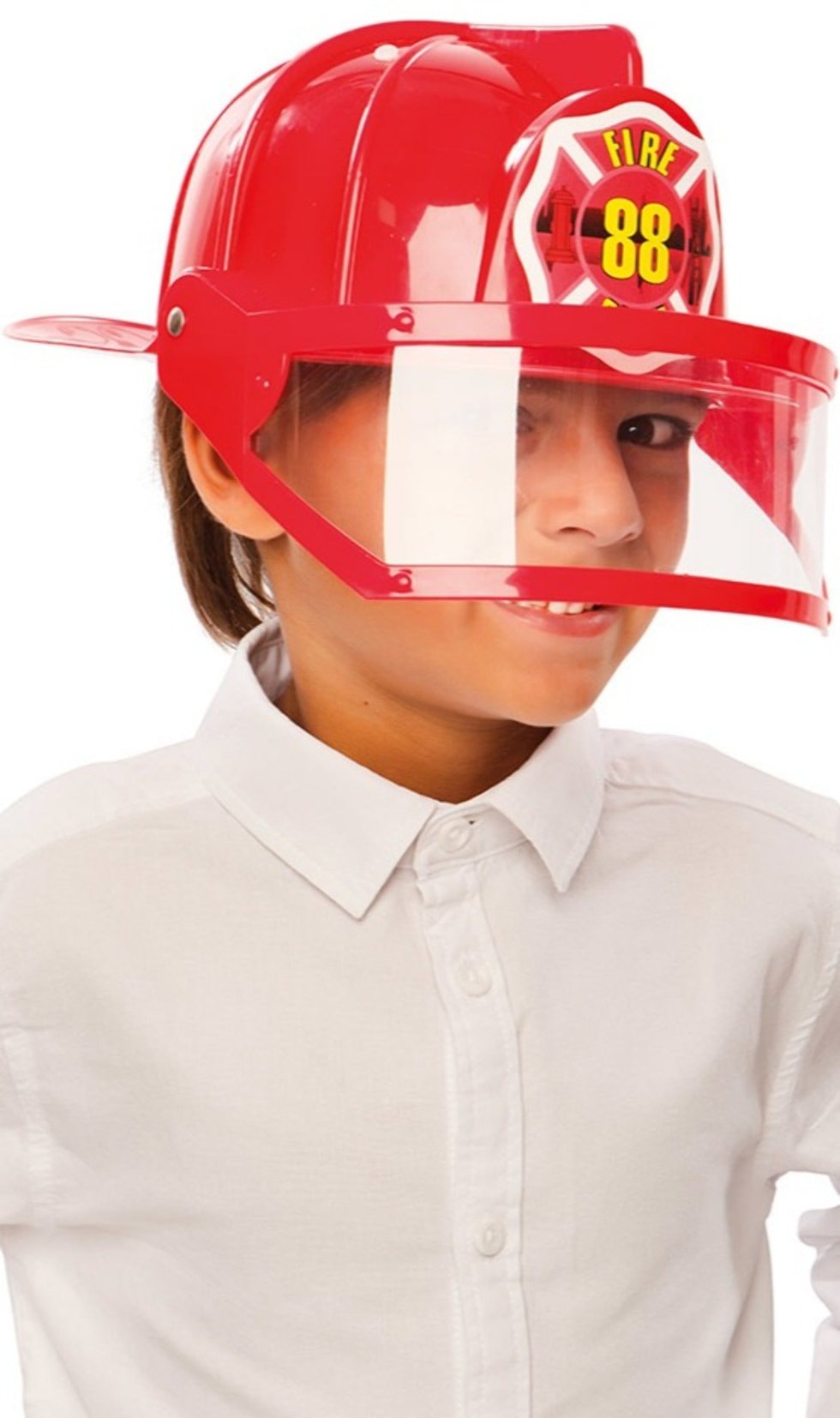 Casco da Pompiere con Visiera bambino