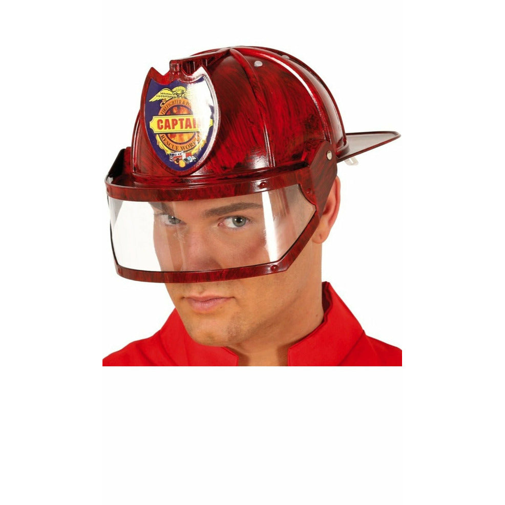 Casco de Bombero con Visera | Don Disfraz