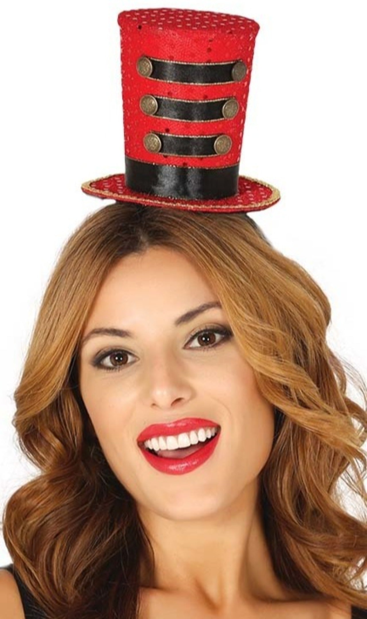 Cappello a cilindro Deluxe Rosso