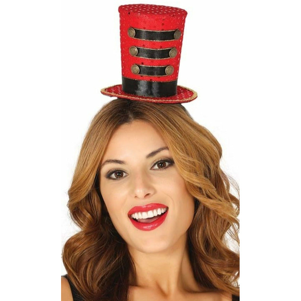 Chistera Chic de Majorette Roja | Don Disfraz