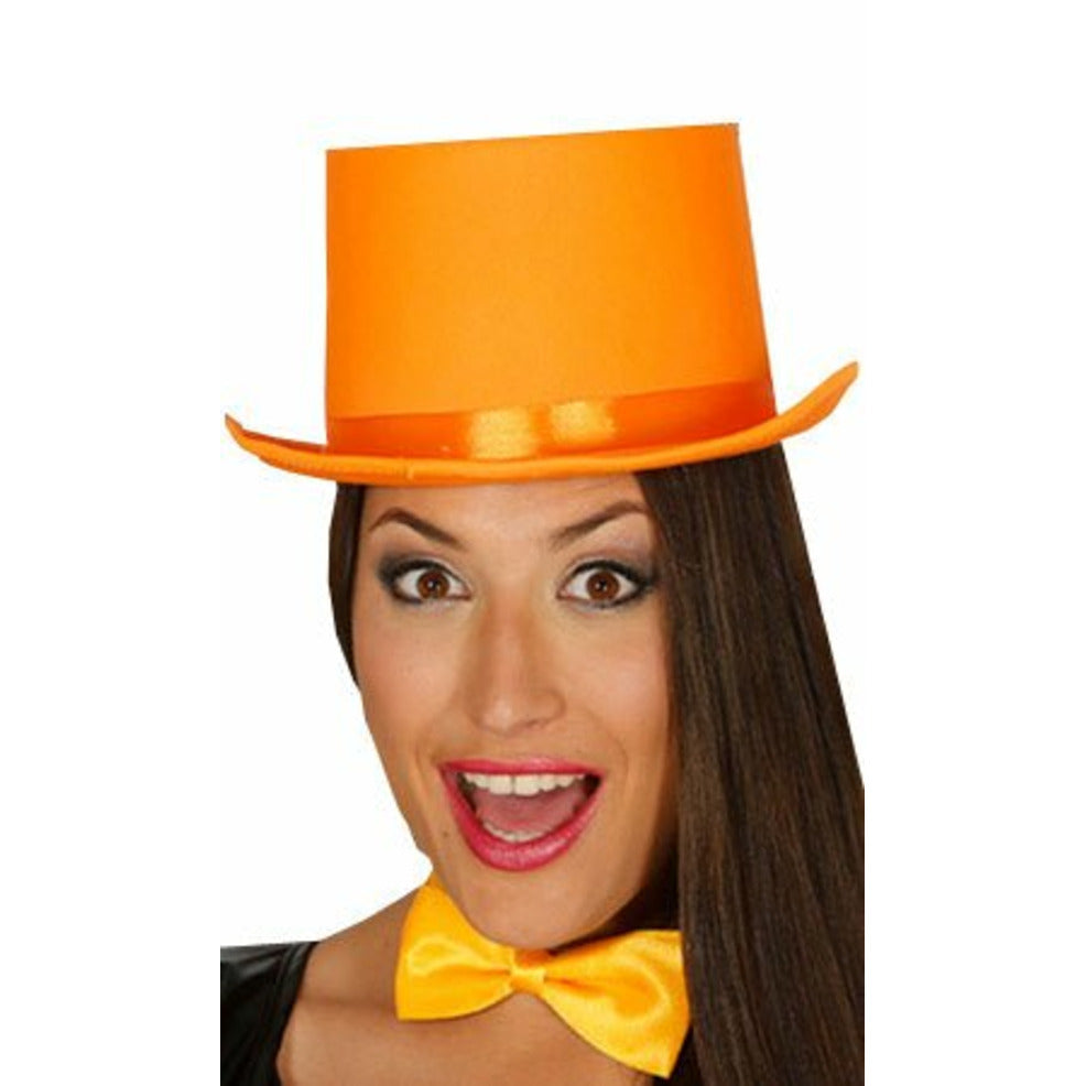 Chistera Deluxe Naranja | Don Disfraz