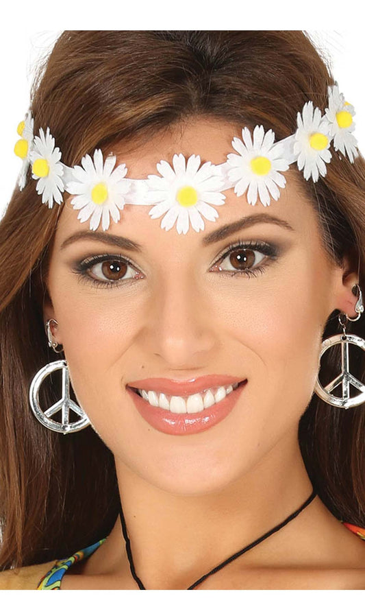 Corona Margherite Bianche