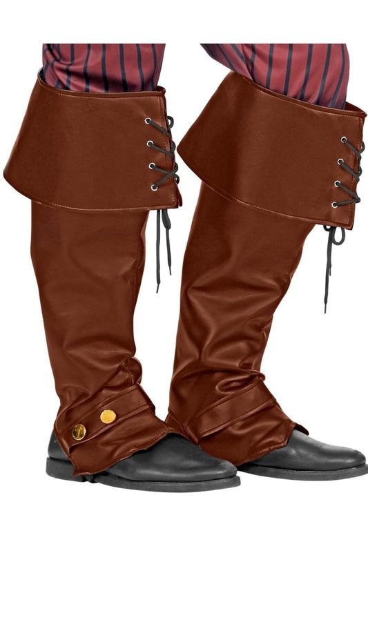 Copristivali Marrone Similpelle