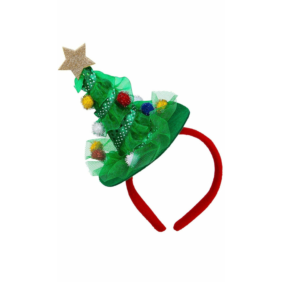 Diadema Chic de Árbol de Navidad | Don Disfraz
