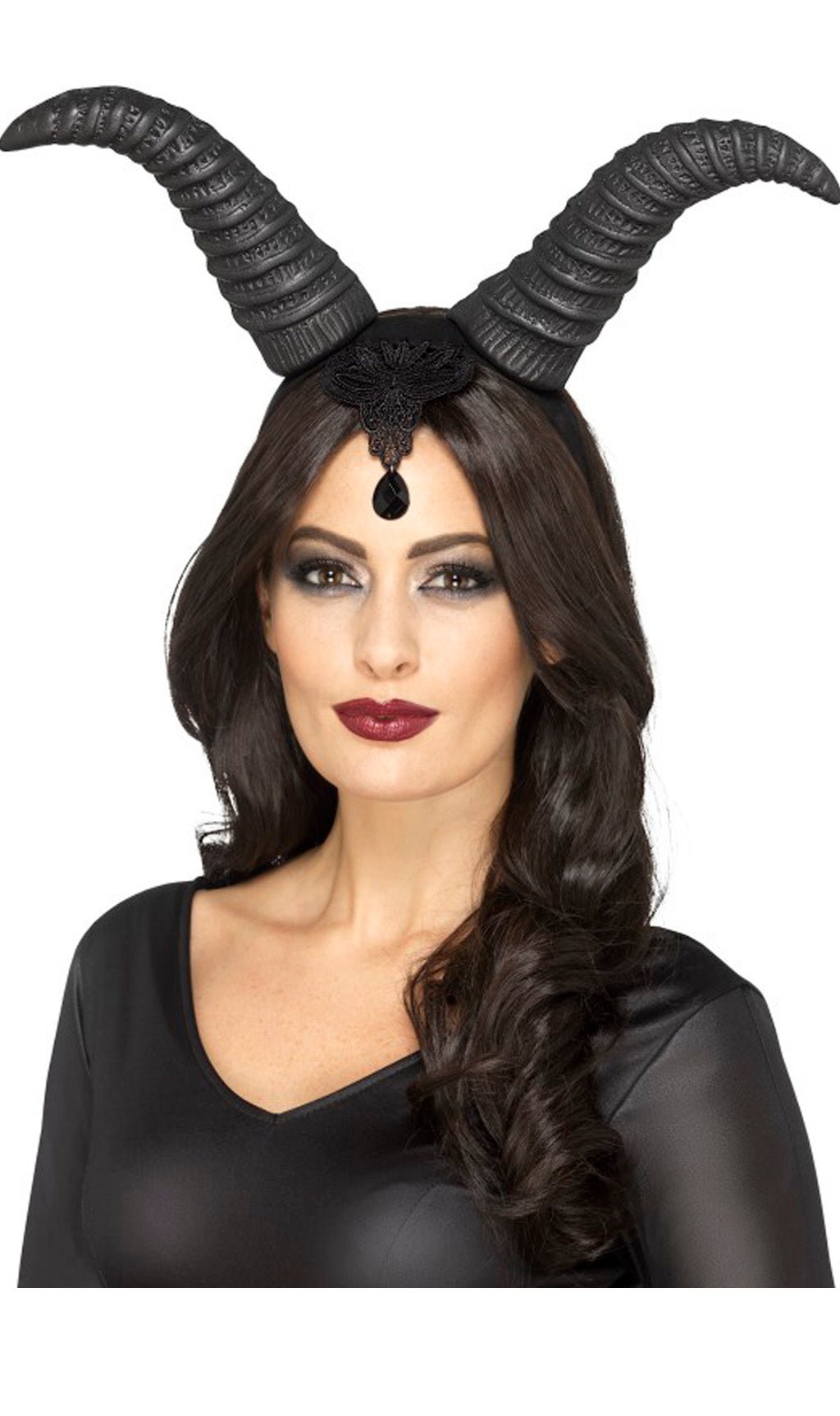 Cerchietto Corna Malefica Merletto