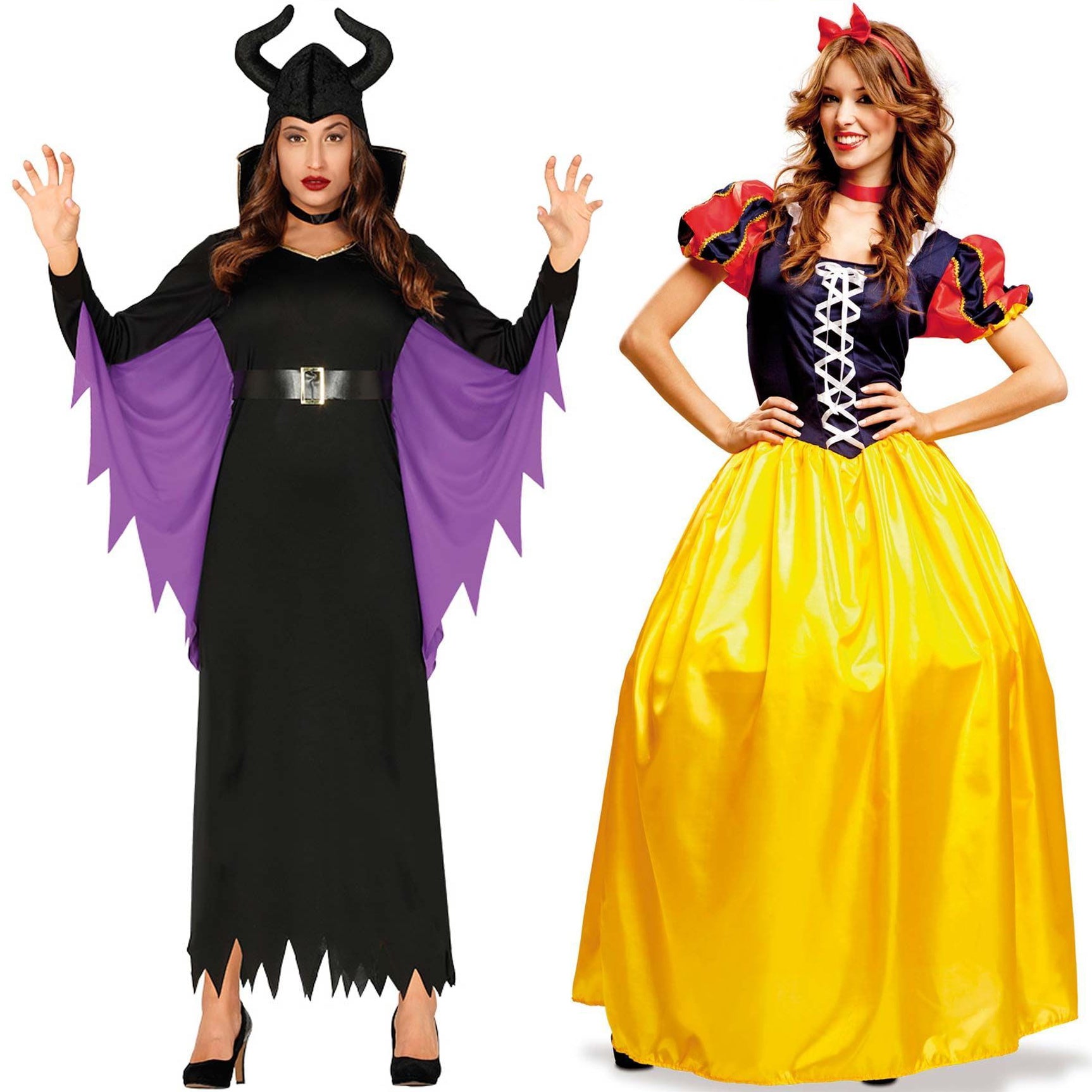 Malefica Vestito Carnevale Donna Maleficent Woman Deluxe Dress up