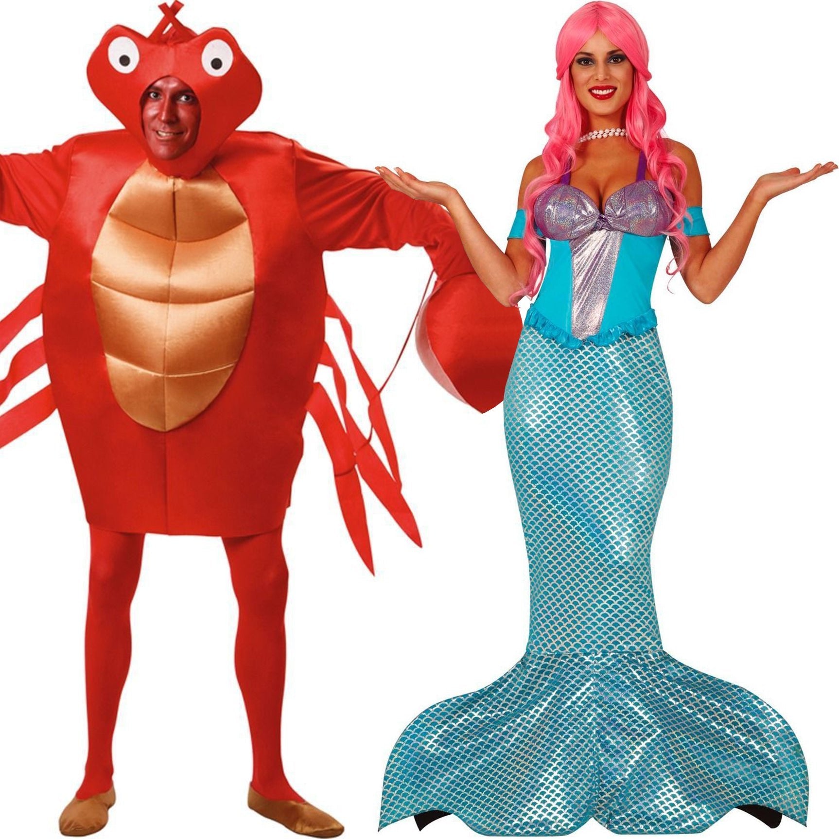 Set Costume Sirenetta, Accessori Travestimenti Halloween