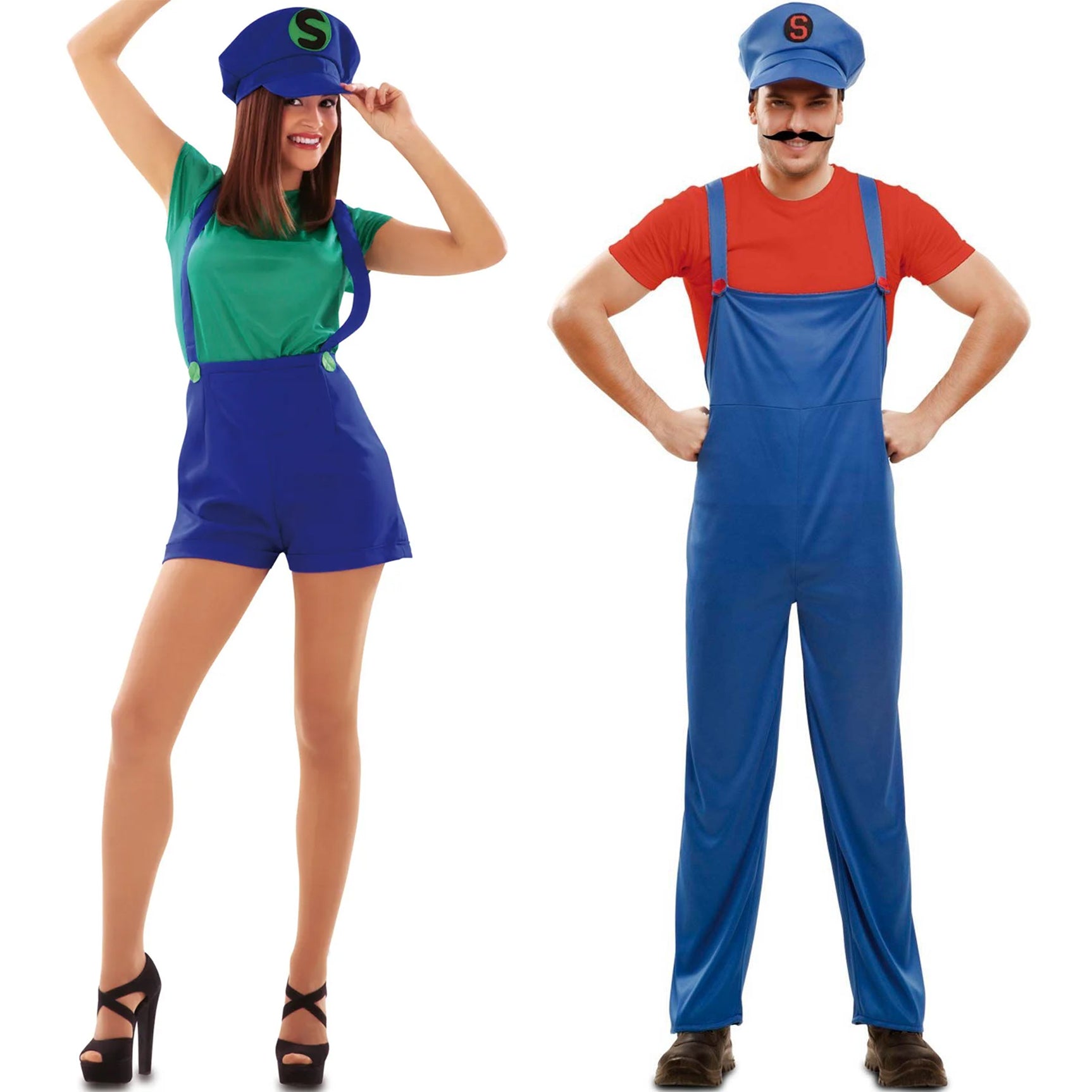 Costume da coppia Mario™ e Luigi™ adulto: Costumi coppia,e vestiti di  carnevale online - Vegaoo