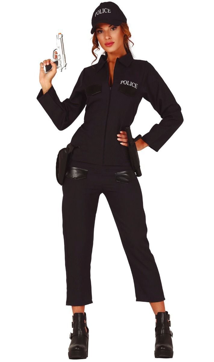 Disfraces en pareja de Policía y Preso